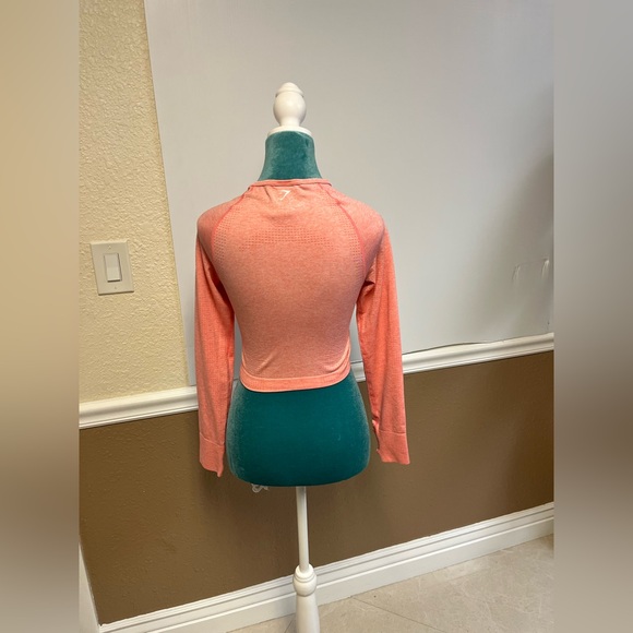 Gymshark Vital Seamless 2.0 Crop Top – Coral | Size S - Picture 2 of 7
